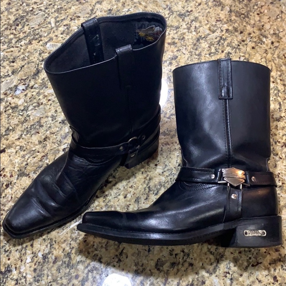 HARLEY-DAVIDSON Wester Moto Riding Boots S12